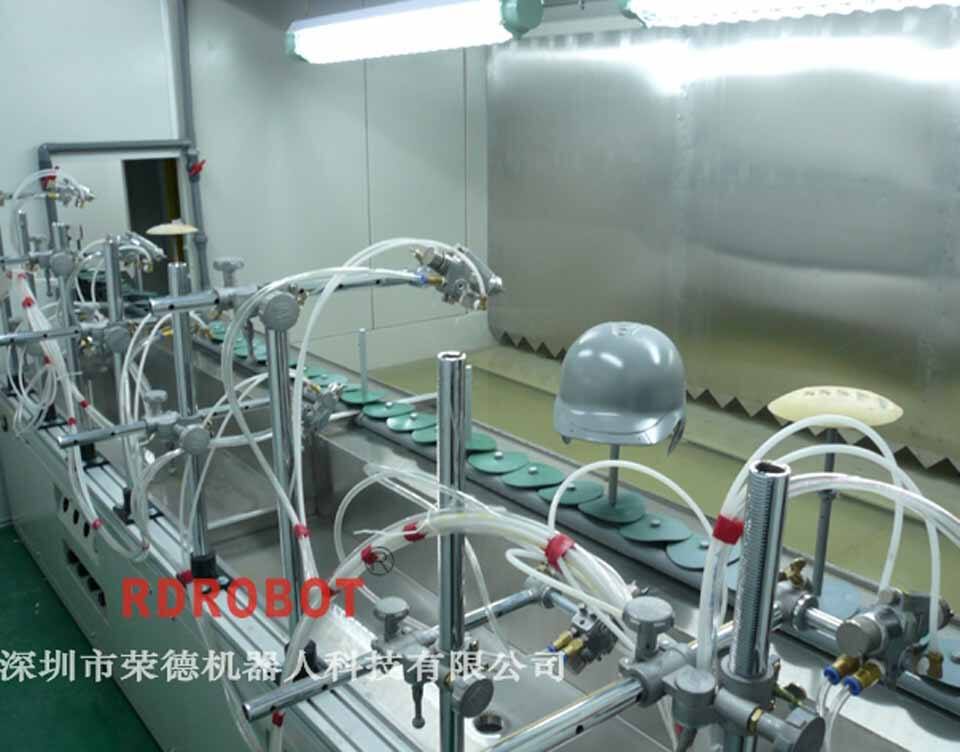 安全帽、頭盔自動(dòng)噴涂設(shè)備