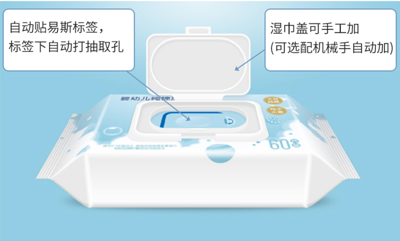 濕巾貼蓋機